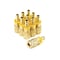Primefit 6-Ball Automotive Coupler 1/4" x 3/8" Push Hose Barb 10PCS TC1438PB6-B10-P - alternate 1